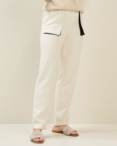 Contrast Pocket Pants
