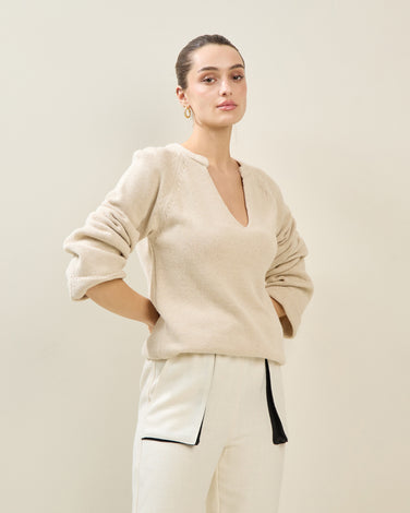 V-neck Basic Sweater