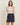 Striped Ruffle Shoulder Knit Top