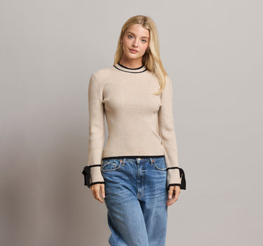 Bow Sleeve Sweater