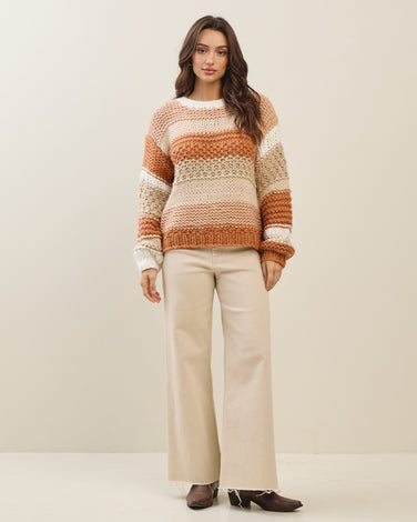 Striped Chunky Sweater