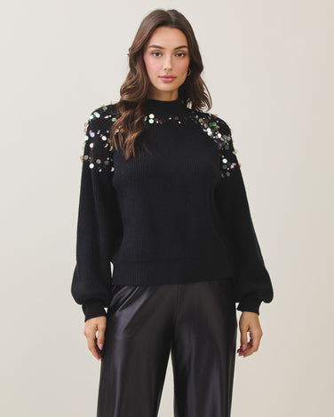 Sequin sweater