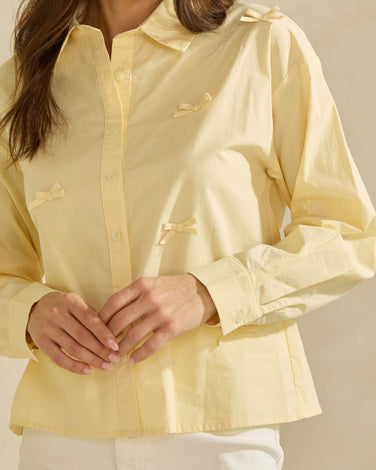 Bow-embellished Shirt