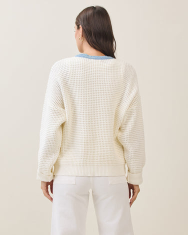 Contrast cardigan