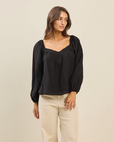 Sweetheart Neck Blouse
