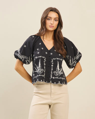 Embroidered blouse