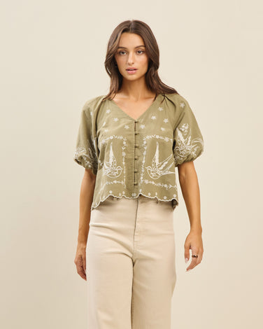 Embroidered blouse