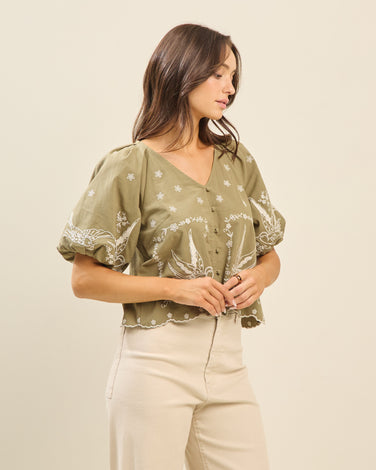 Embroidered blouse
