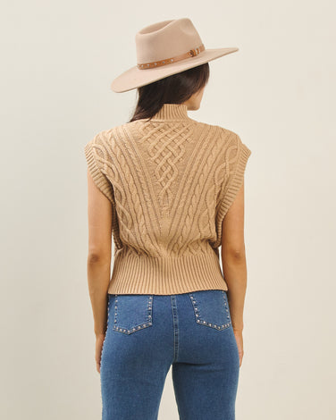 Button sweater vest