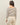 Asymmetric neckline striped sweater