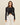 Button pleated split knit top