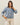Diamond stitched denim jacket