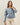 Diamond stitched denim jacket