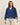 V-neck roll-up sleeve denim top