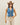 Jewel button denim vest