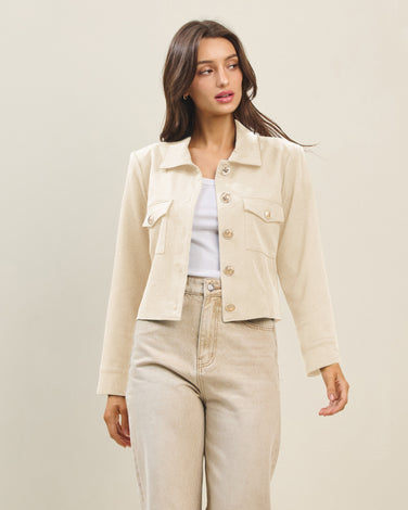 Flap-pocket jacket