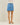 Scallop patch pocket denim skirt