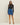 Bow denim skirt