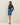 Bow denim skirt