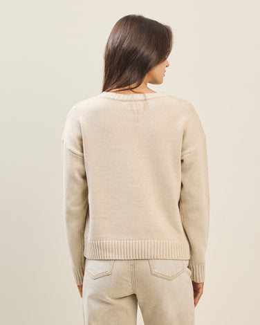 Bow dog sweater