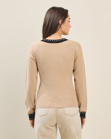Colorblock sweater