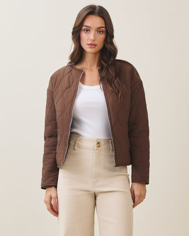 Quilted puffer jacket
