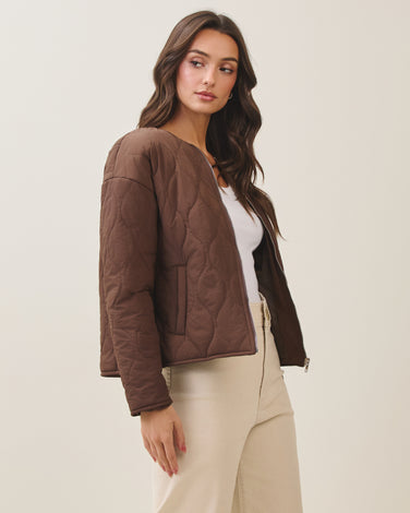 Quilted puffer jacket