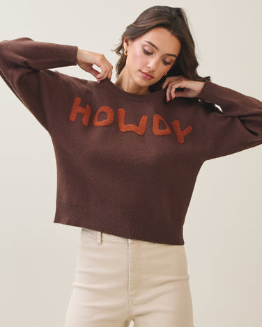 Howdy sweater