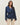 Denim short trench coat