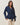 Denim short trench coat