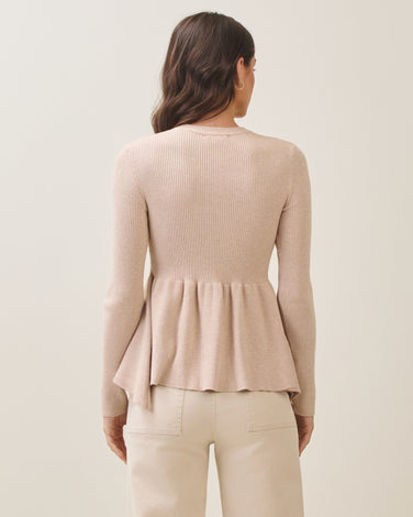 Peplum sweater