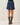 Button denim mini skirt