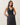 Cowlneck halter satin top