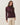 Gold metal ring rib-knit top