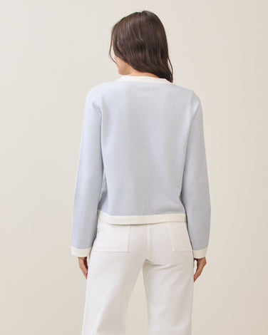 Colorblock cardigan