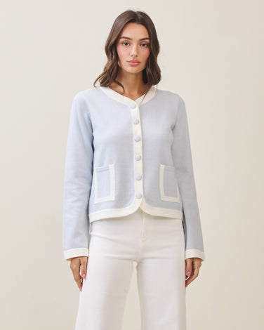 Colorblock cardigan