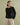Denim patch pocket sweater