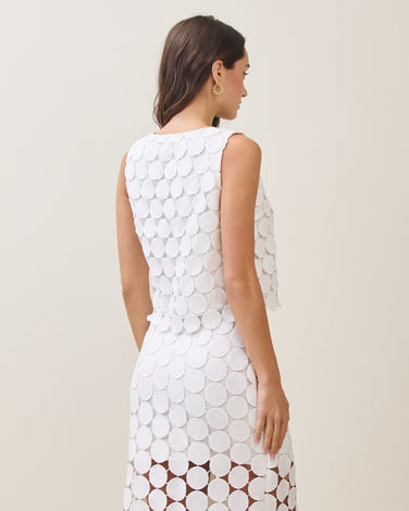 Circle crochet top