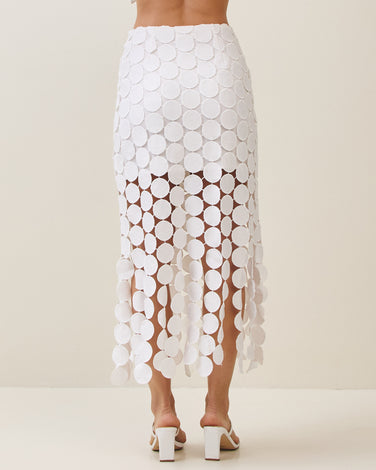 Circle crochet skirt