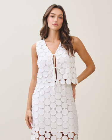 Circle crochet top