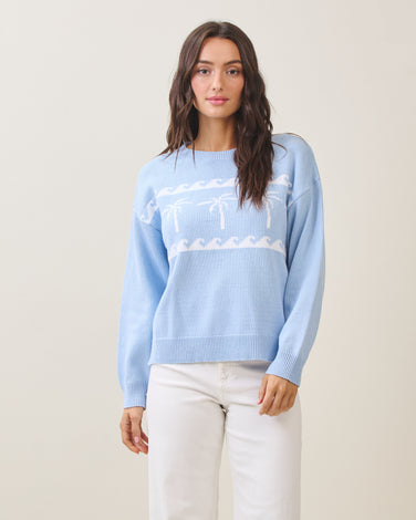 Palm tree sweater
