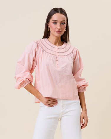 Openwork blouse