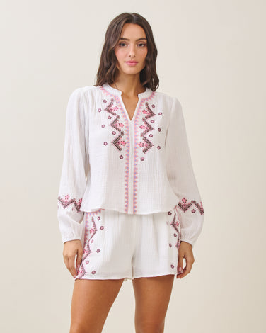 Embroidered blouse