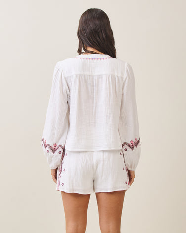 Embroidered blouse