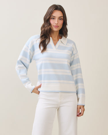 Striped rugby sweater
