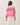Pink ombre open knit top