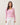 Two tone v-neck rib-knit top