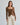 Pleated split knit top