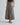 Belted flare maxi skirt