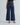 Stitch detail denim pants